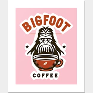 Bigfoot Coffee Posters and Art